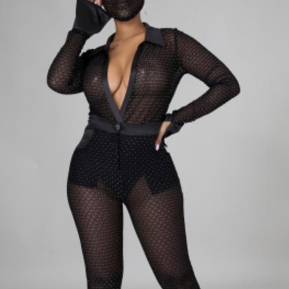 Pants - I'm Full Of Finesse Bodysuit Set